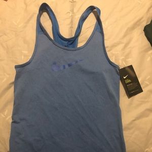 NWT. Nike tank top. Bright blue color.